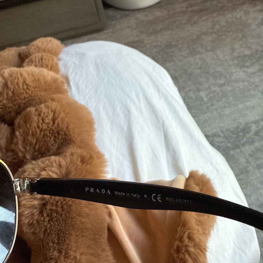 Prada Black Polarized Sunglasses